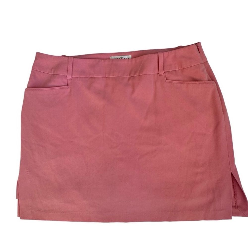 Tehama Athletic Skort Pink Pockets Golf Tennis SZ 14